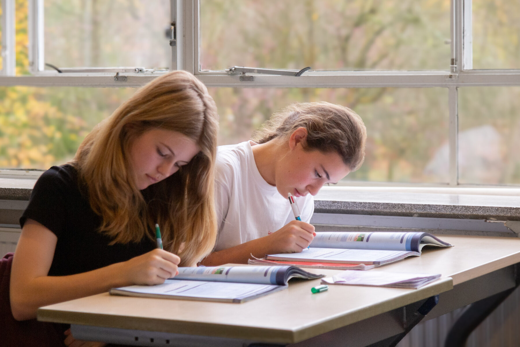Leelringen aan het werk